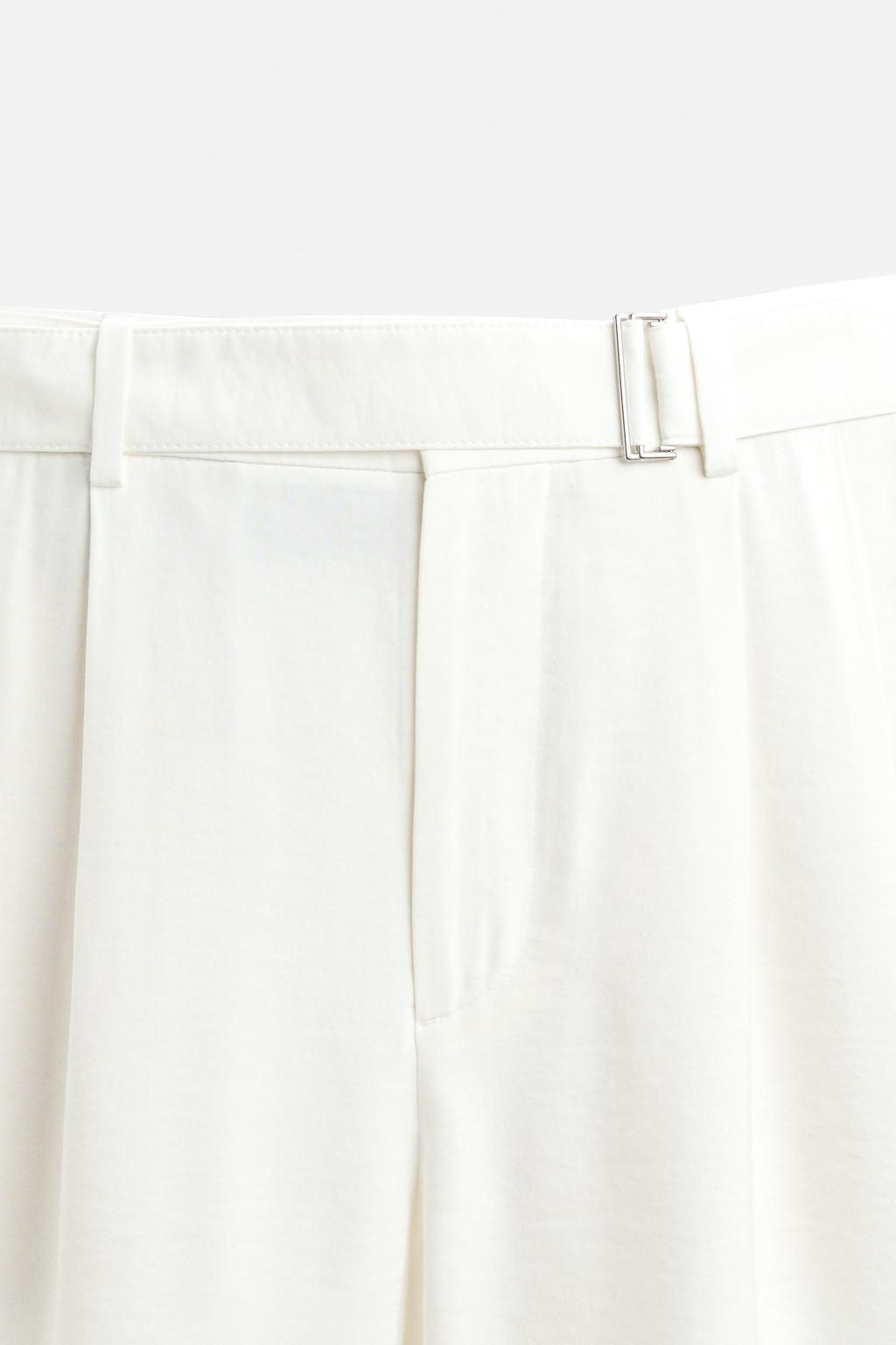 PLEATED TROUSERS WITH BELT - Zara фото 27