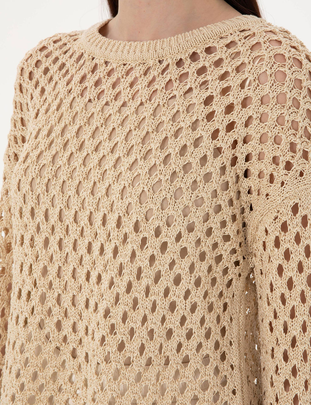 Bej Oversize Kazak - Pierre cardin фото 7