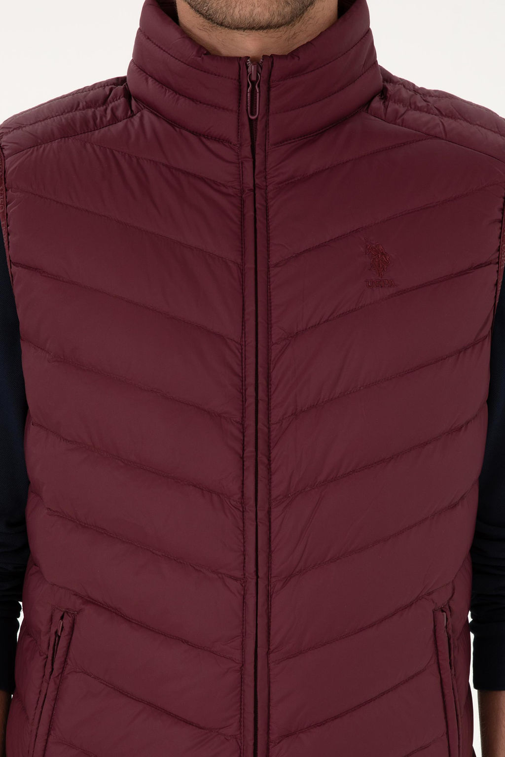 Erkek Bordo Yelek