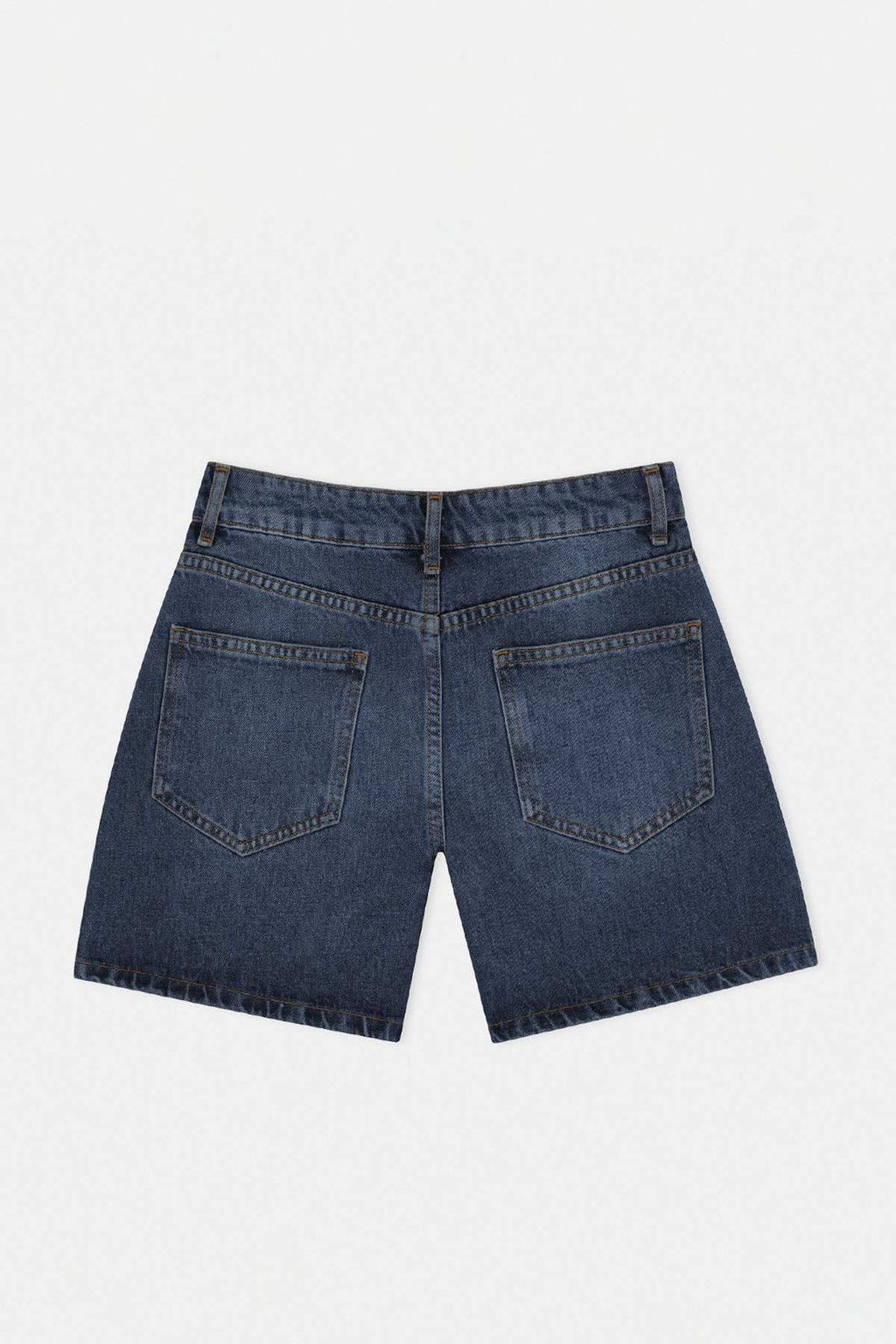 Koyu Mavi %100 Pamuk Y_ksek Bel Denim City _ort TWOSS26SR00094