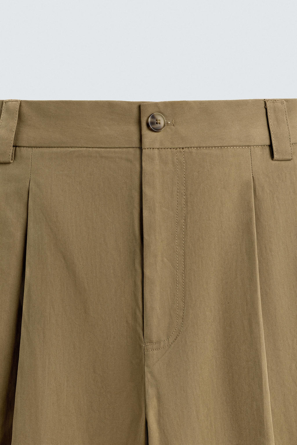 BARREL FIT PLEATED TROUSERS - Zara фото 17