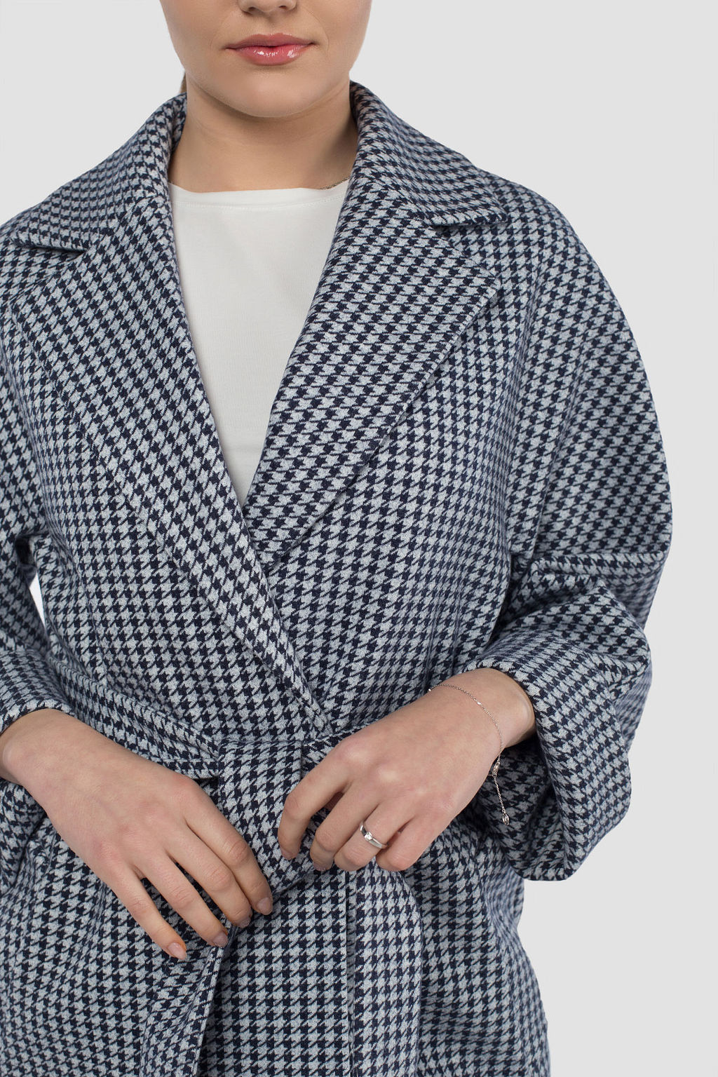 Пальто женское демисезонное Classic Reserve (пояс) - El podio фото 5