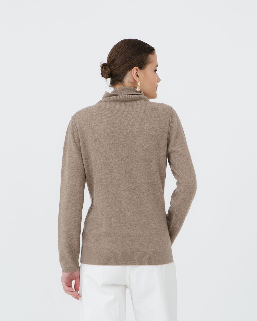 Джемпер кашемировый 12107 капучино