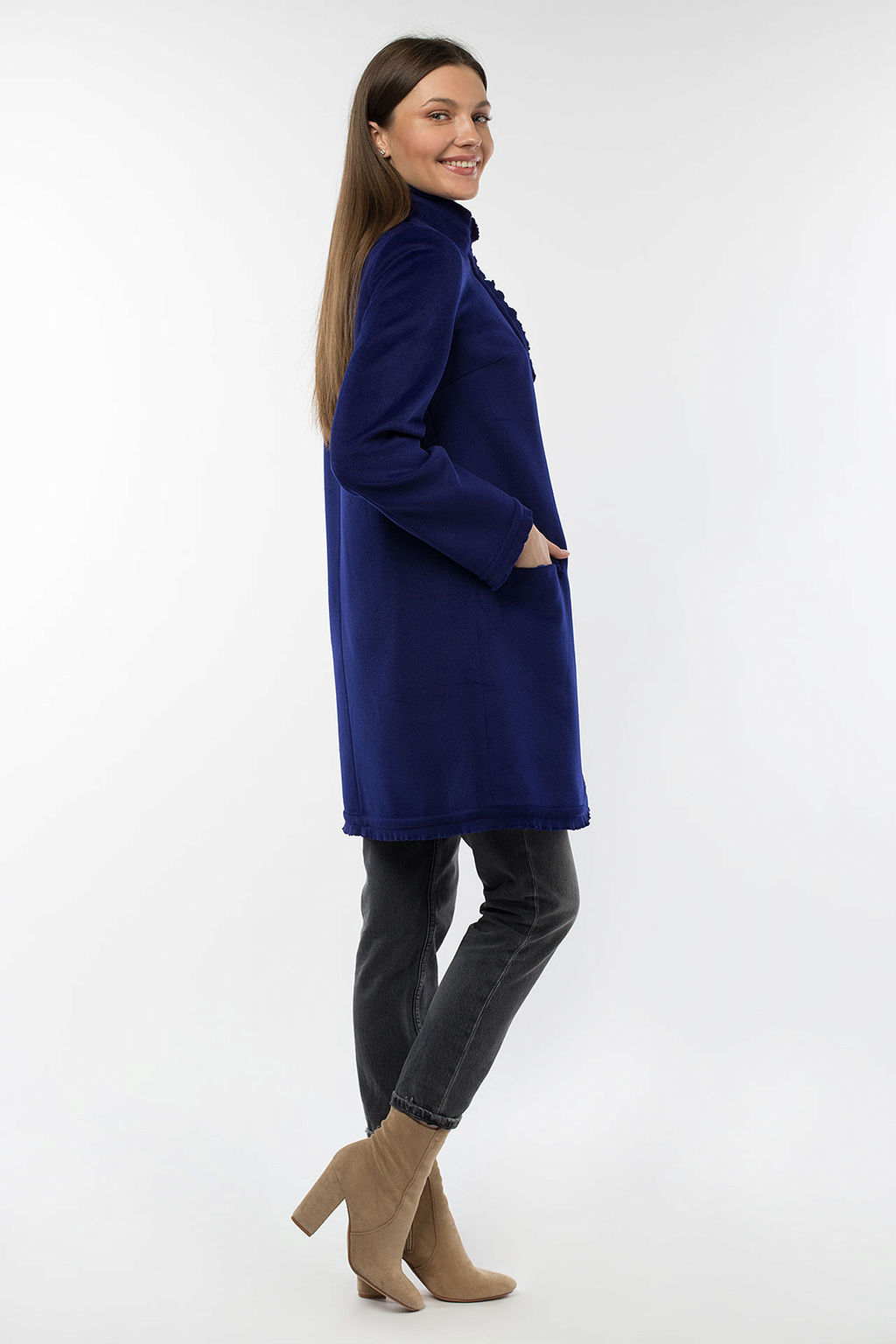 01-05219 Пальто женское демисезонное - Империя пальто фото 4