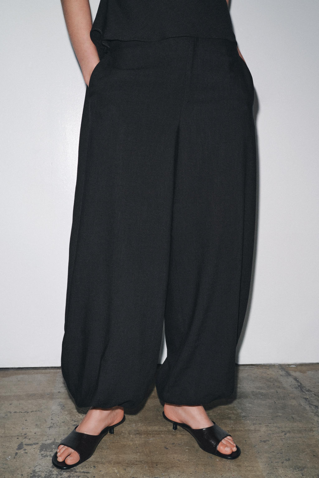 ZW COLLECTION CUFFED BALLOON TROUSERS