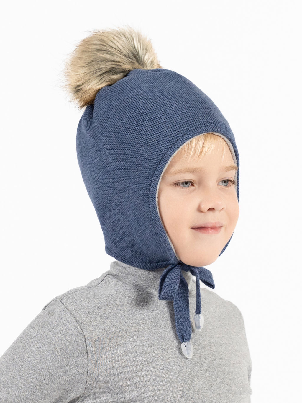 Шапка детская джинс Ш-088 (48)