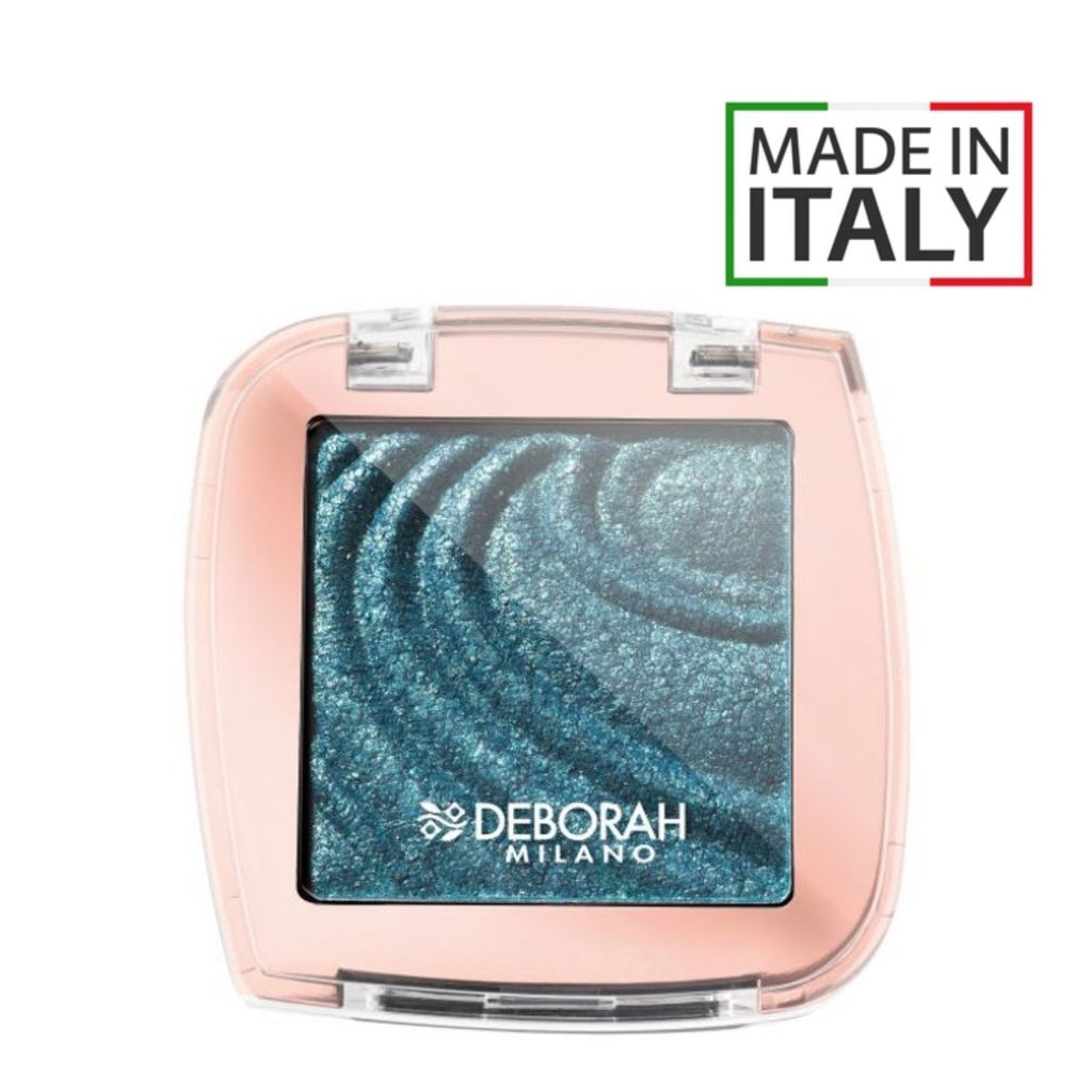 DEBORAH Тени для век водостойкие Color Lovers тон 07 зеленый павлин, 3.5г