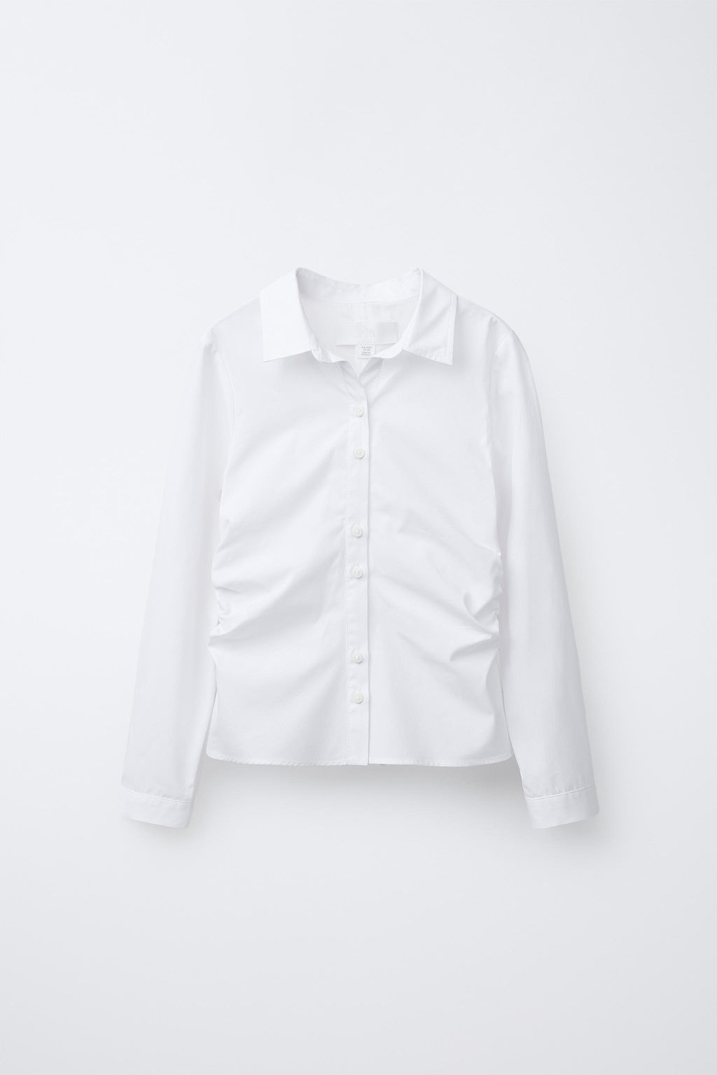 SHIRT WITH SIDE GATHERS