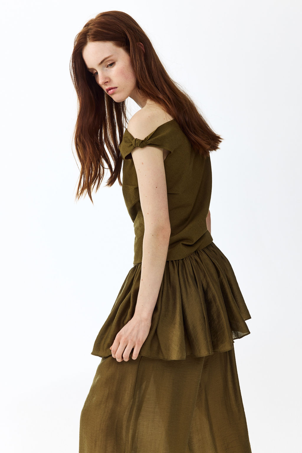 Top de un hombro con detalle anudado - H&m фото 6