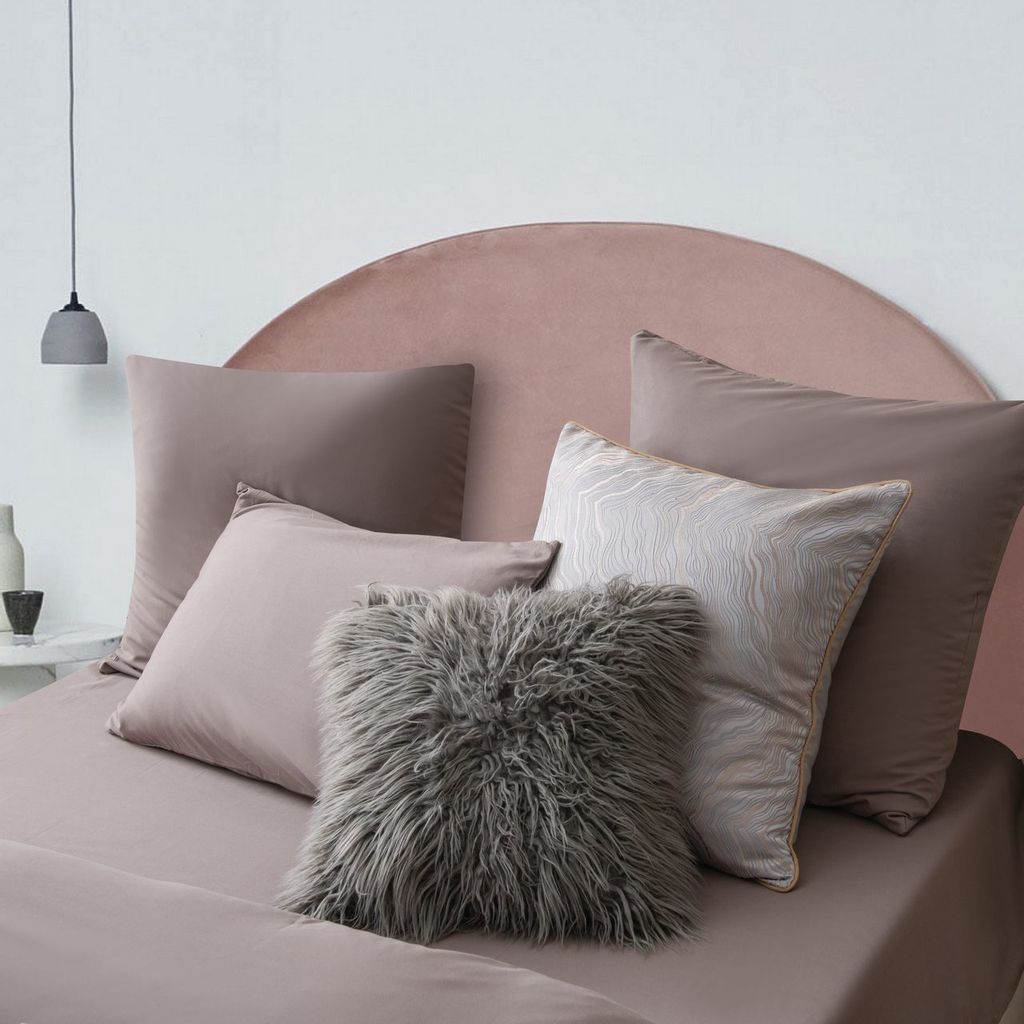 Комплект постельного белья Однотонный Сатин CS036 2 спальный 70-70 2 шт