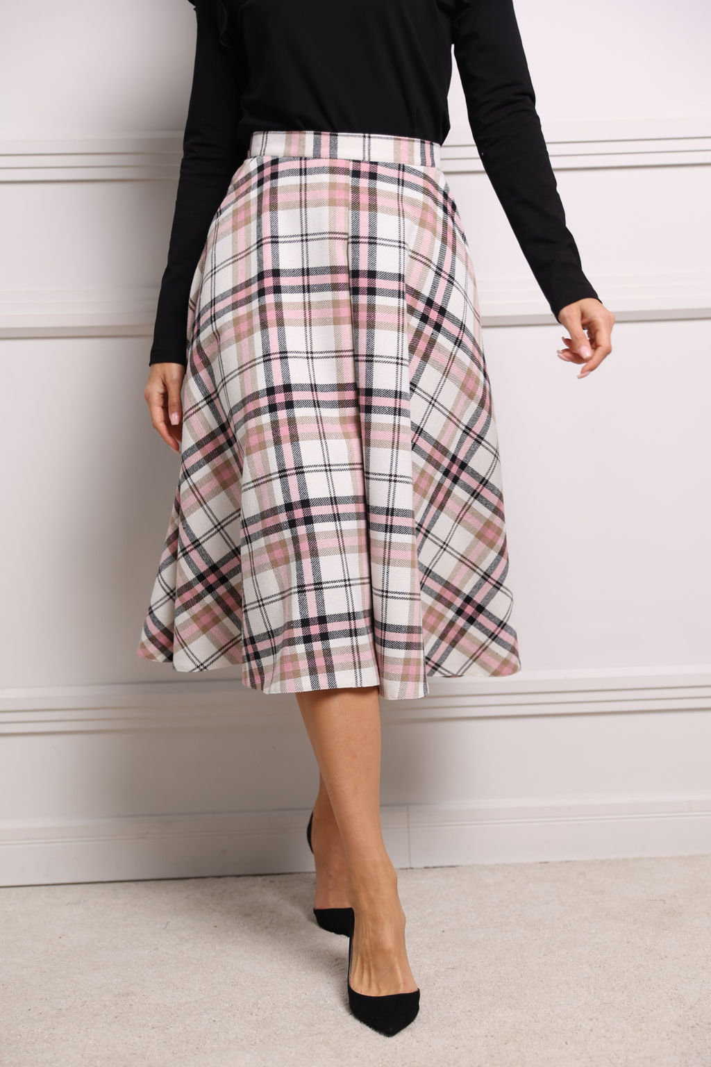 Юбка миди со складкой - Looklikecat фото 4