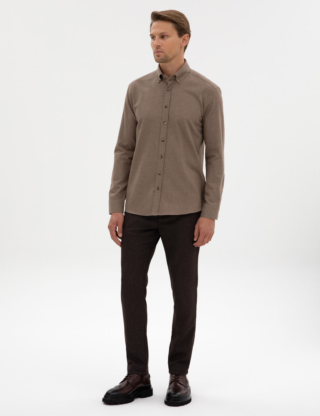 Vizon Regular Fit Uzun Kollu G_mlek - Pierre cardin фото 4