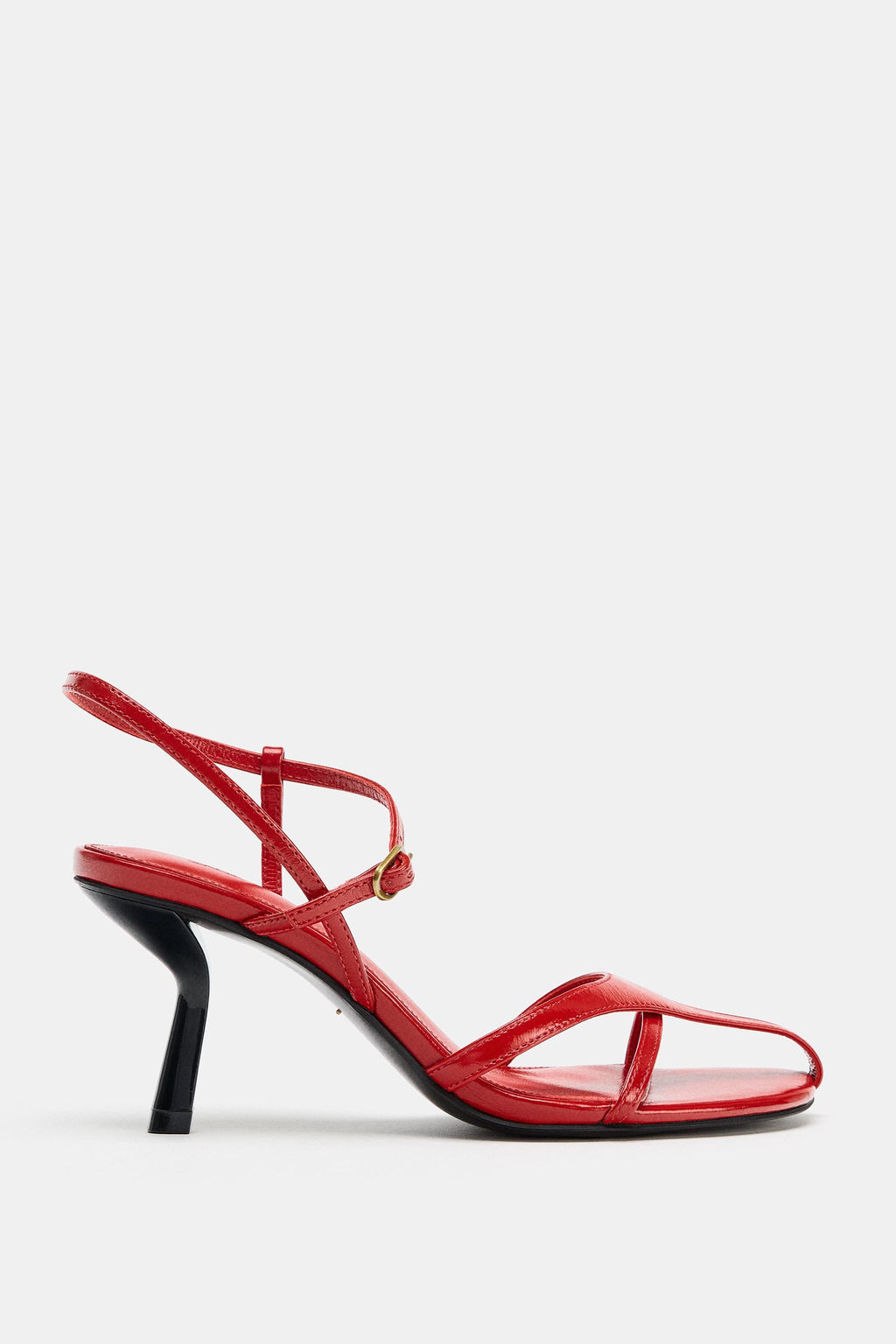 SANDALIA PIEL TIRAS LIMITED EDITION / Rojo - Zara фото 4