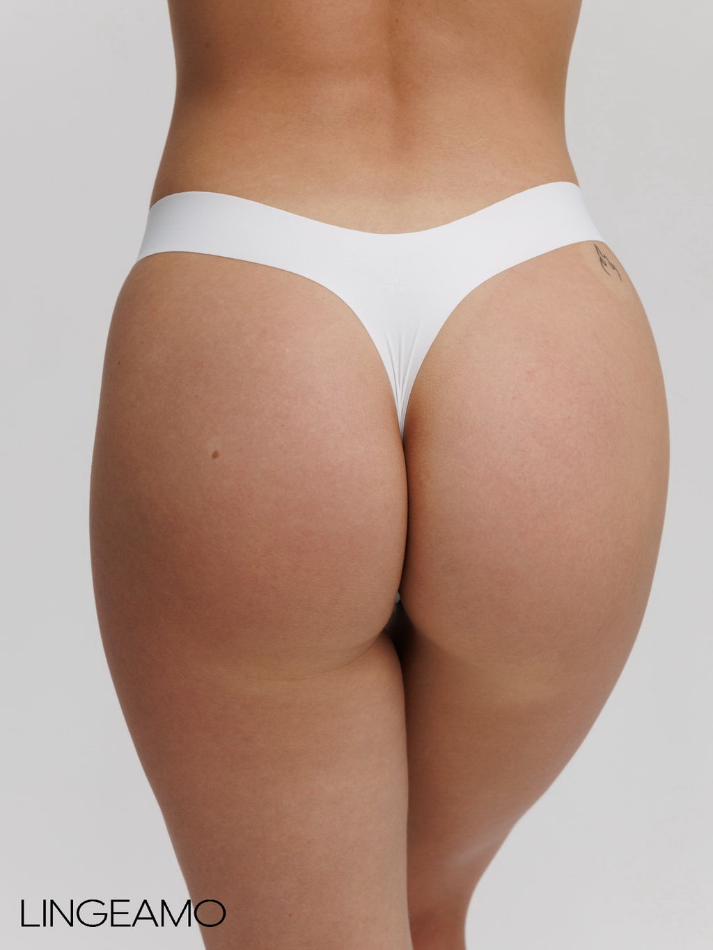 Бесшовные трусы стринги Lingeamo белый ВР-03 (1) фото 4