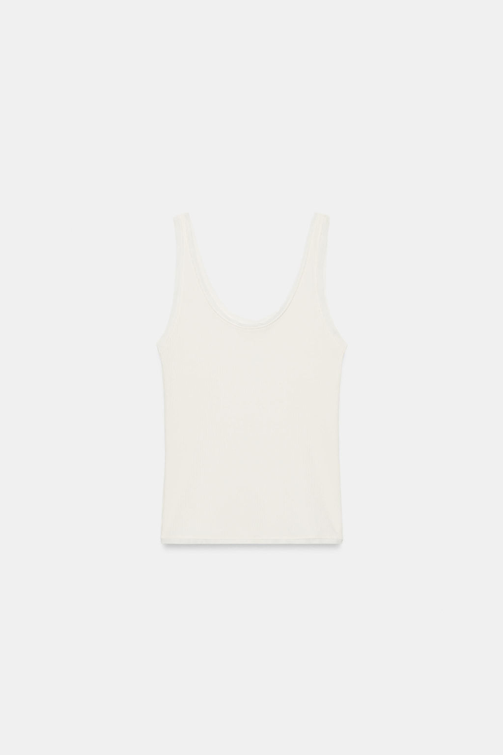 CAMISETA COMBINADA TIRANTES / Crudo - Zara фото 4