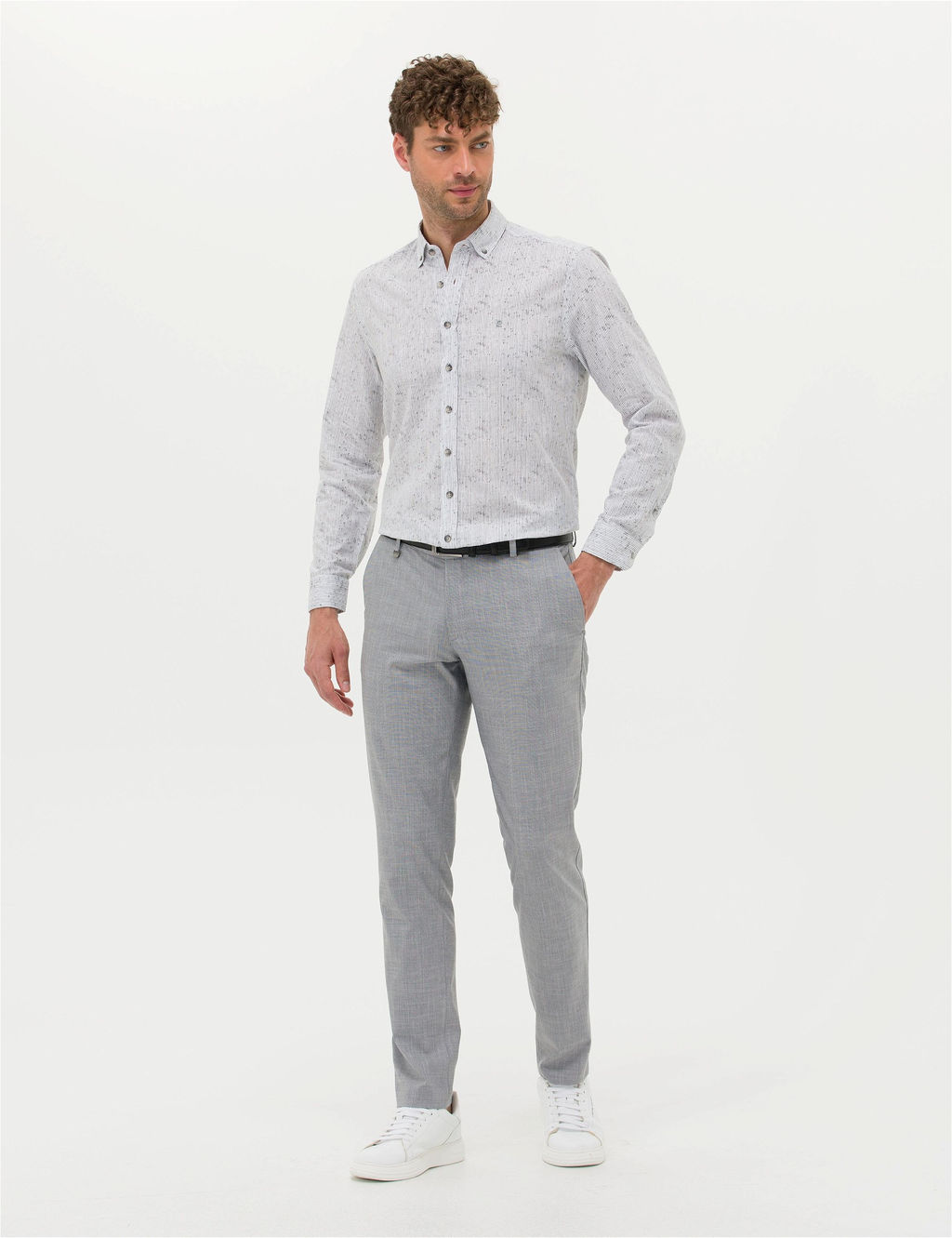 Gri Klasik Pantolon - Pierre cardin фото 3