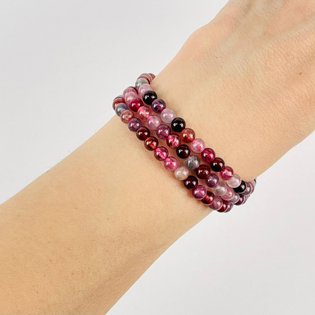 Бусины для украшений из Шпинели микс (86 бусин) 39 см