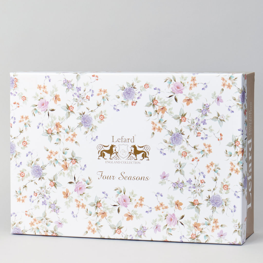 ЧАЙНЫЙ НАБОР LEFARD ВРЕМЕНА ГОДА НА 6 ПЕР. 12 ПР. 250 МЛ ГОЛУБОЙ  фото 2