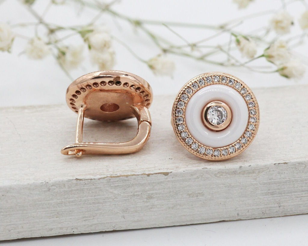 Серьги с керамикой