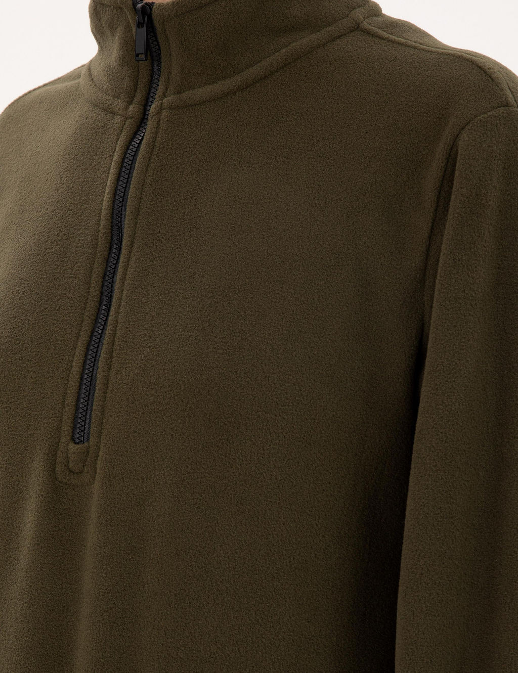 Haki Oversize Polar Sweatshirt