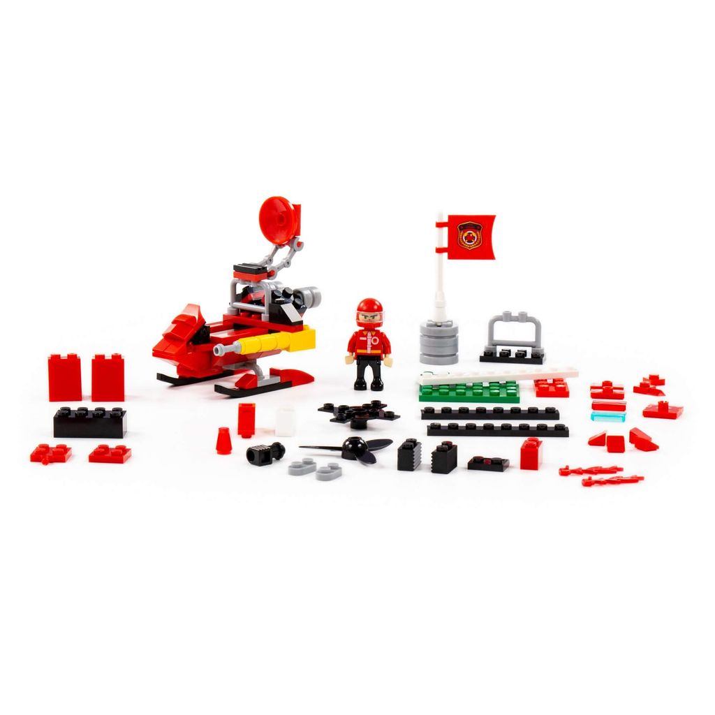 Конструктор Классик Пожарная служба-1.3 (108 элементов) (в коробке) - Полесье фото 6