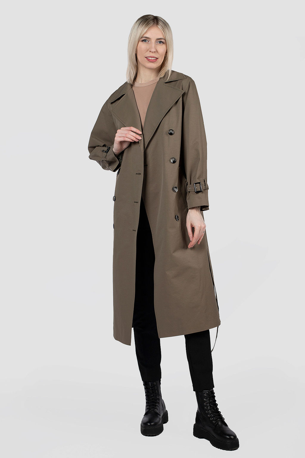 03-3307 Плащ женский (пояс) ELEGANZZA - El podio фото 2