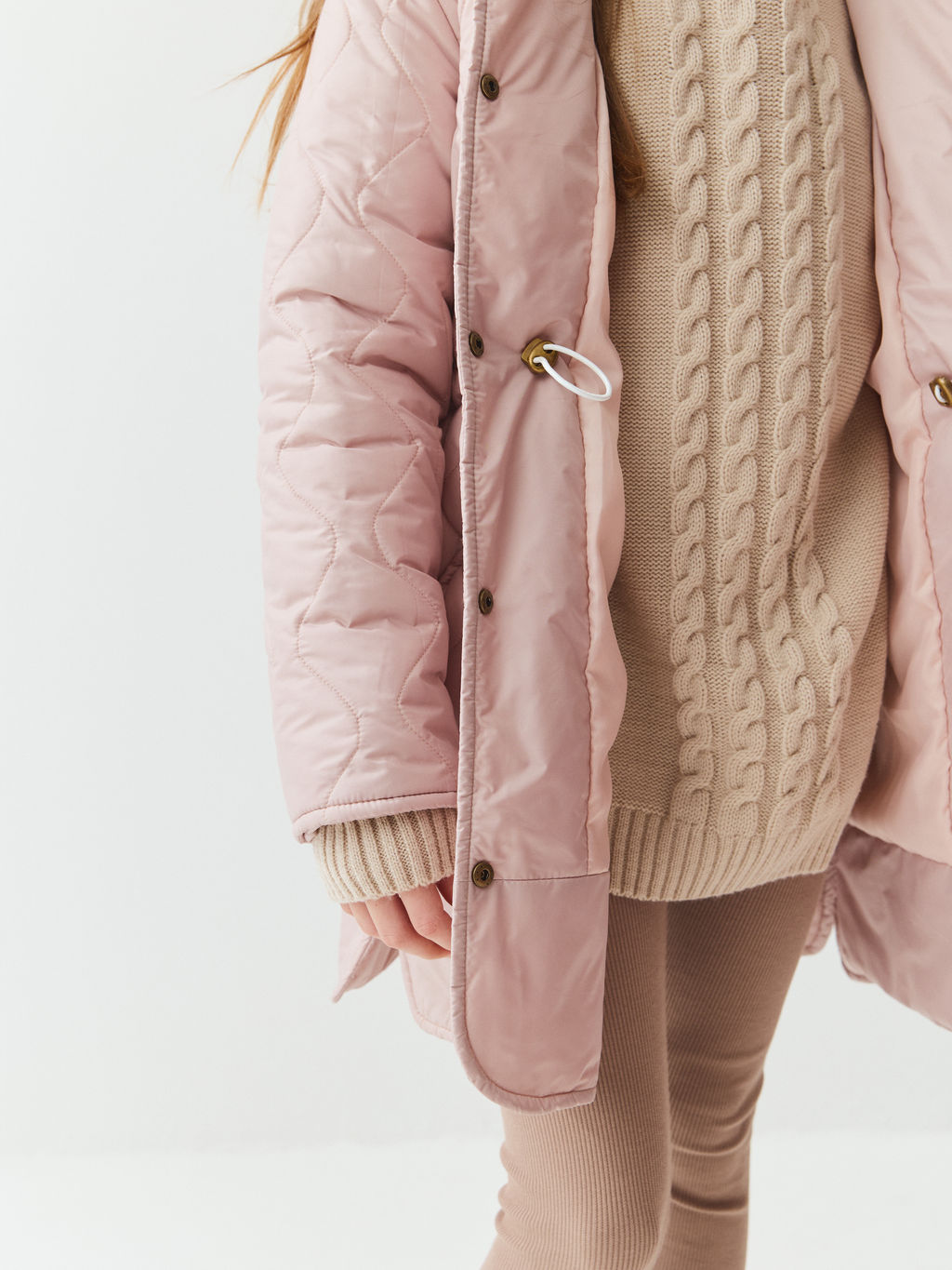 Куртка стеганая Пудра 7+ - Bungly фото 4