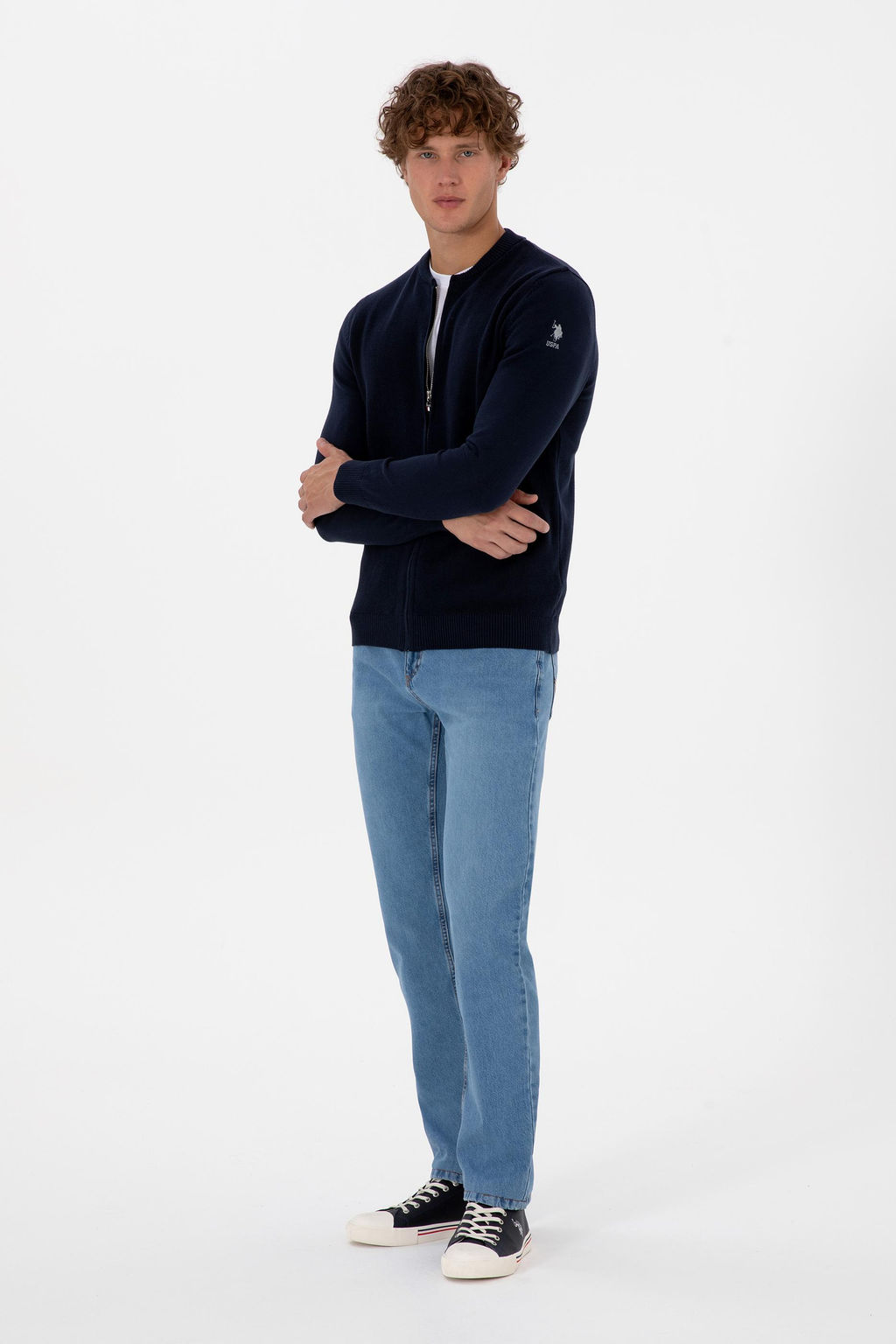 Erkek Lacivert Basic Triko H_rka - U.s. polo assn фото 11