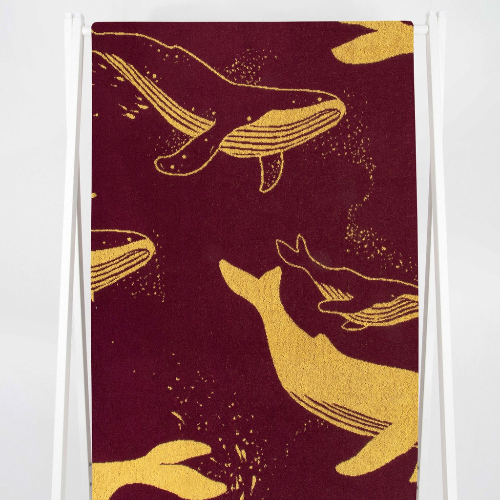 Полотенце махровое 6с102.411ж1 Киты(кр.дерево1) 67х150см