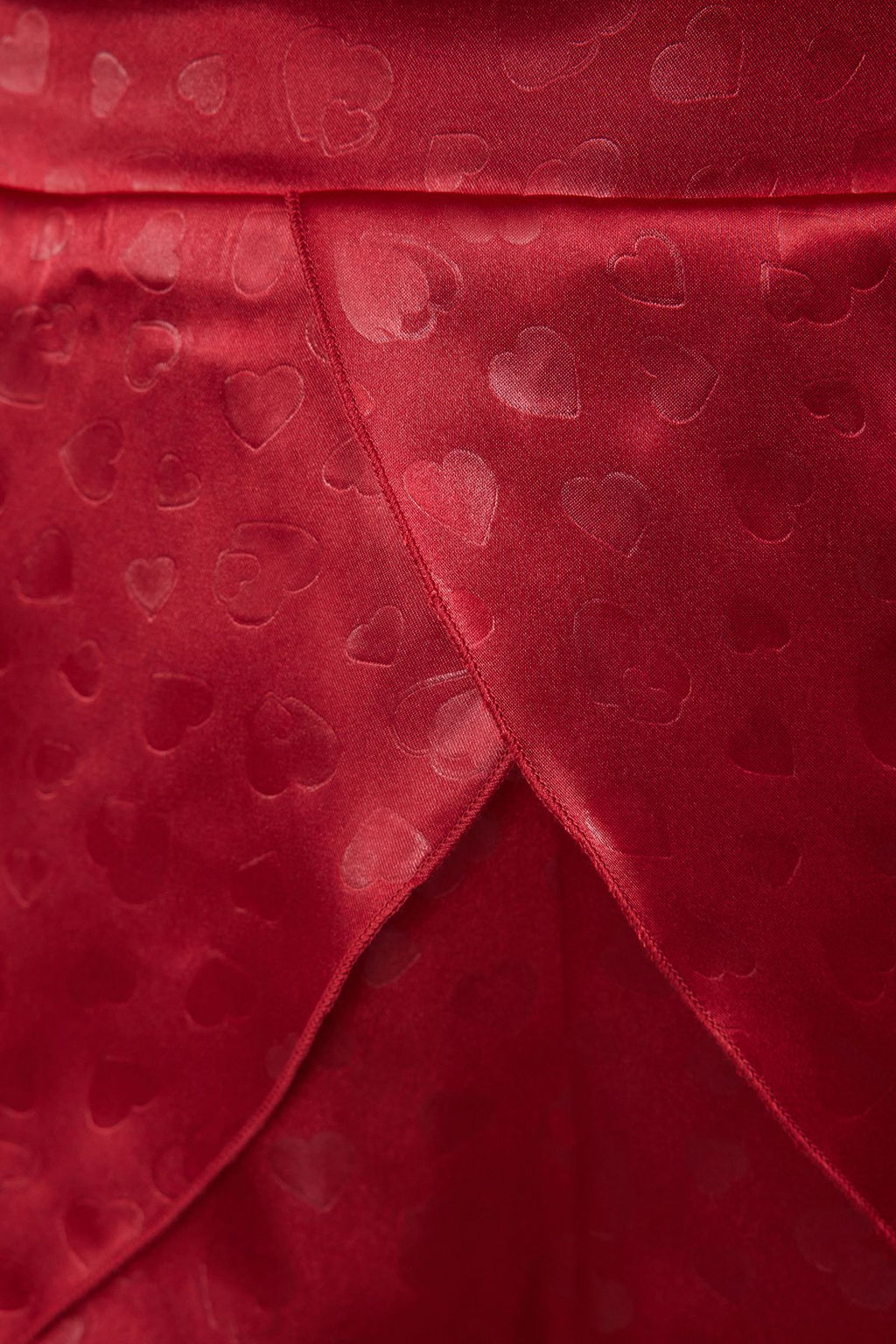 Trendyolmilla Pudra Saten Ip Ask?l? Sortlu Dokuma Pijama Tak?m? THMSS23PT00097 фото 18