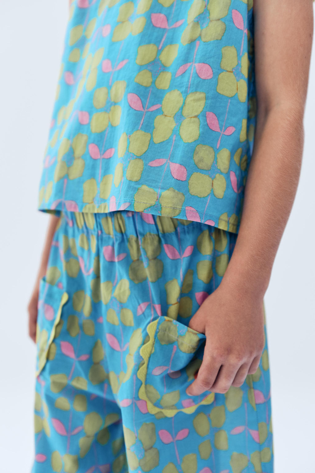2-14 A?OS/ PANTAL?N CULOTTE ESTAMPADO FLORES LIMITED EDITION / Estampado - Zara фото 7