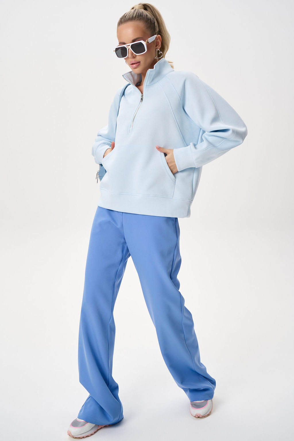 Свитшот Деми (голубой) - Эльза фото 11