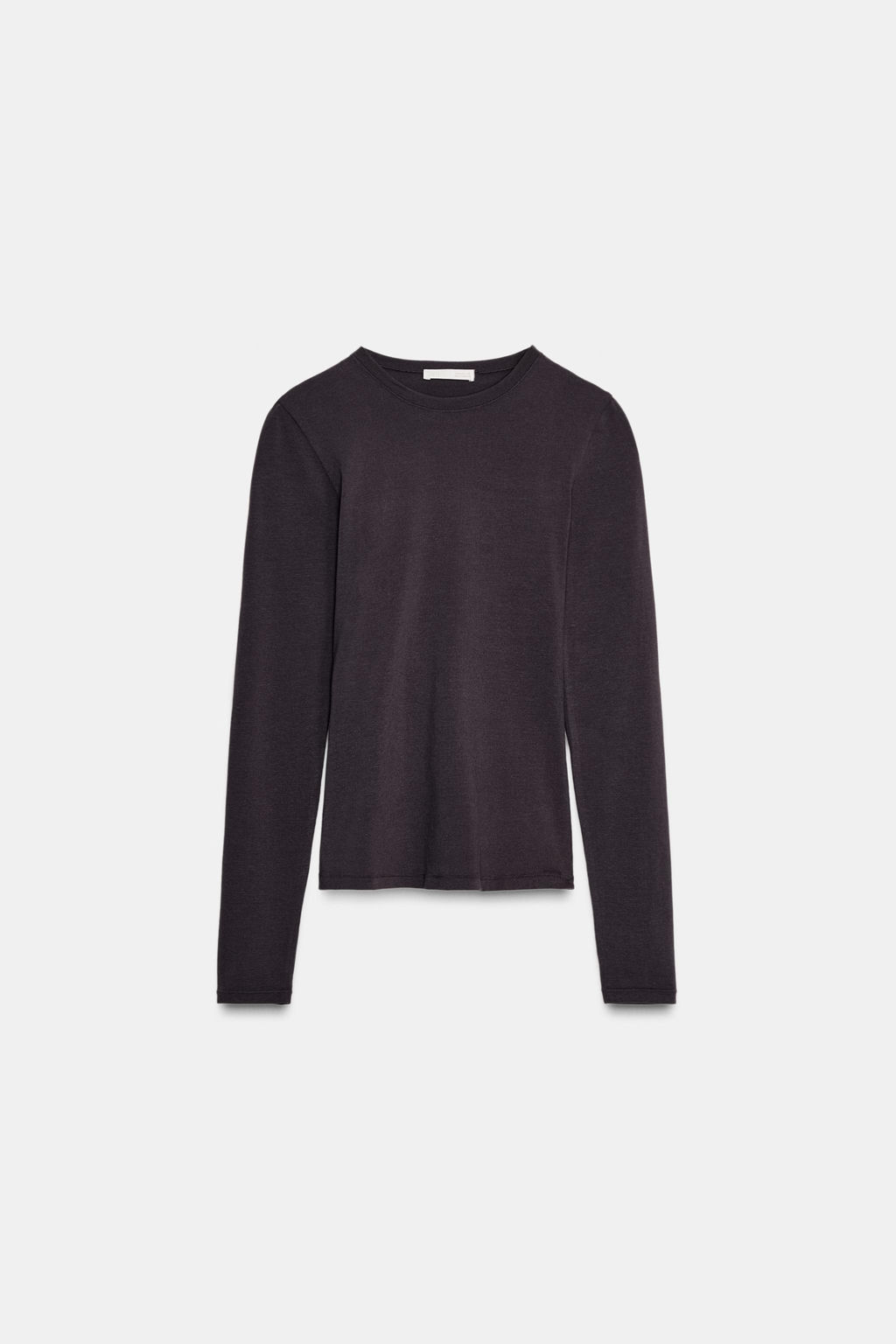 CAMISETA MANGA LARGA / Marr?n - Zara фото 7