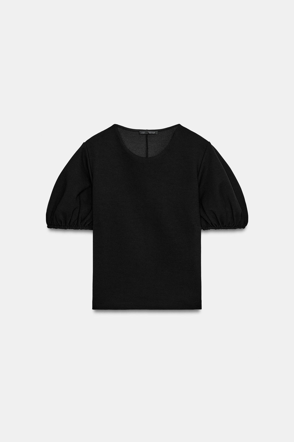 TOP MANGA ABULLONADA / Negro - Zara фото 7