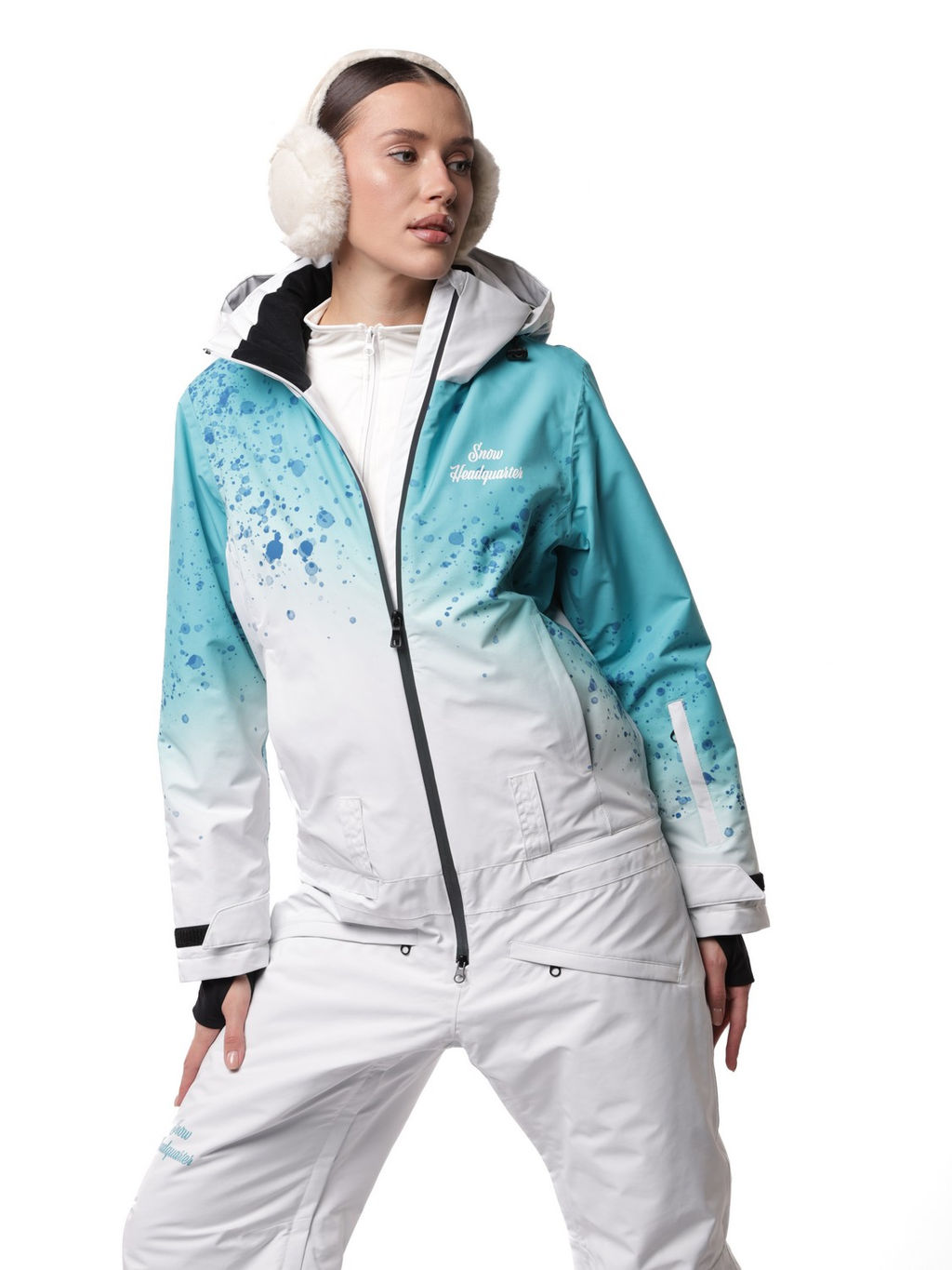 Комбинезон BB-0525 Бело-голубой