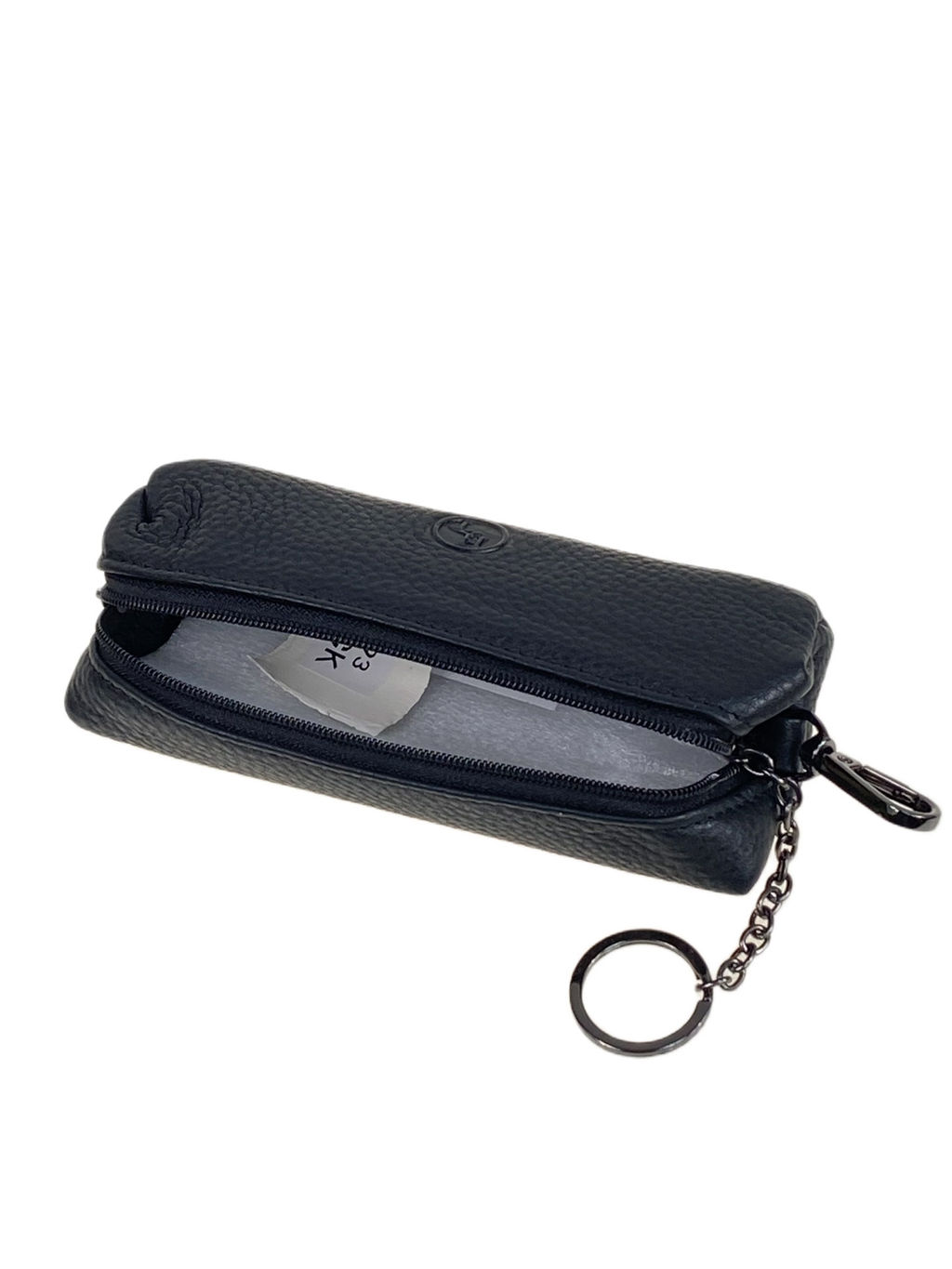 Ключница из натуральной кожи, цвет черный - Greta фото 2