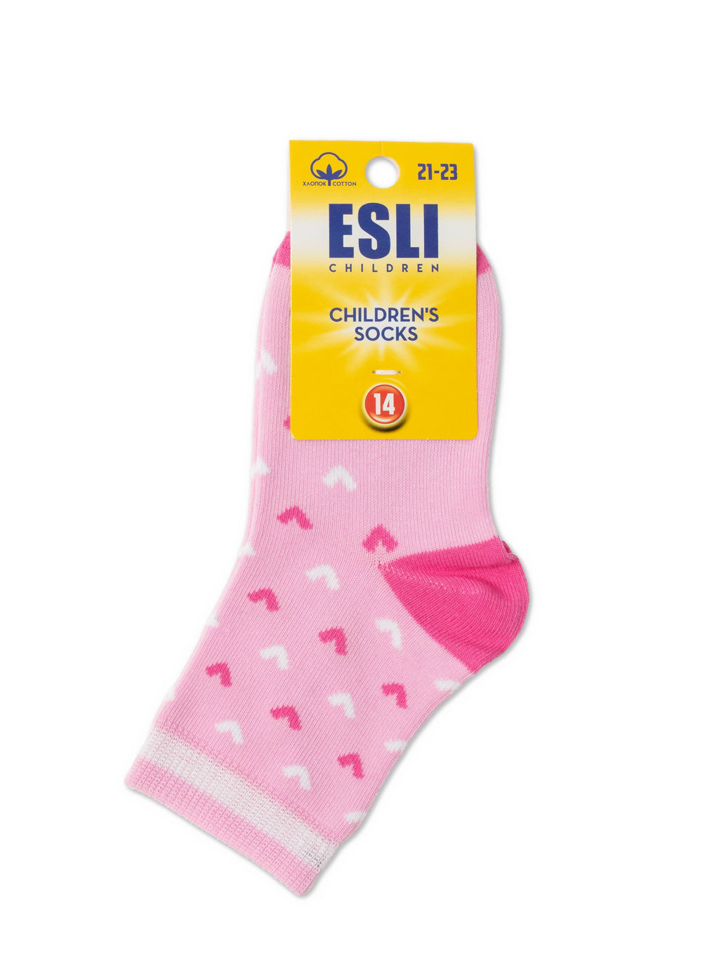 Цена за 2 пары. Носки классические ESLI Носки с рисунками Heart - Conte elegant фото 2