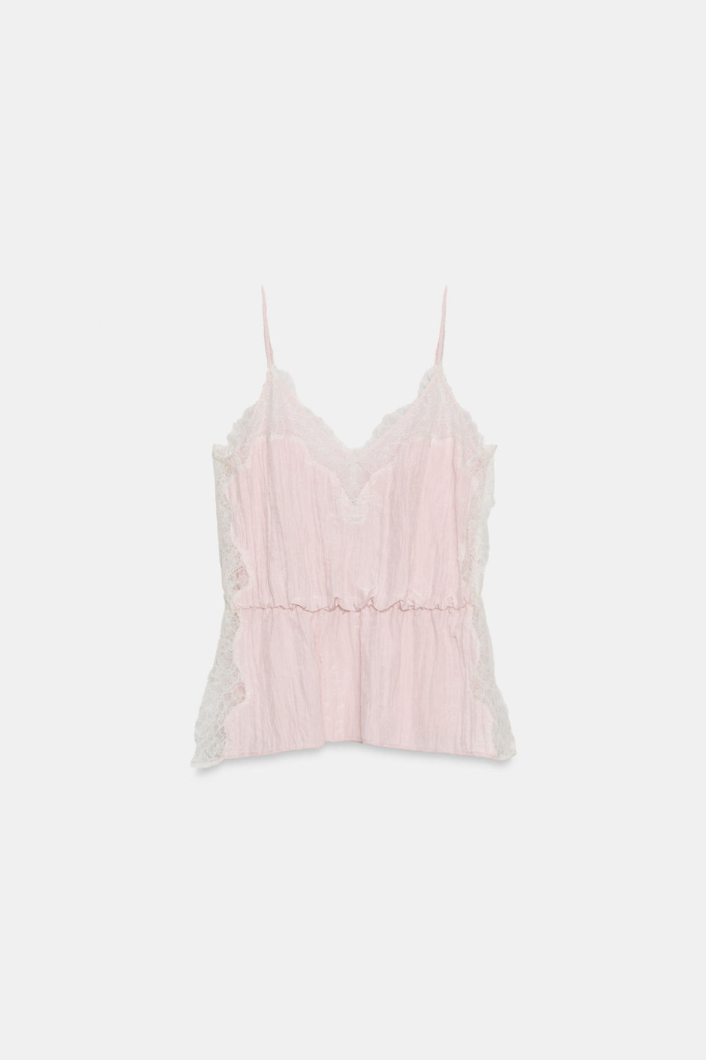 TOP LENCERO ENCAJE / Rosa