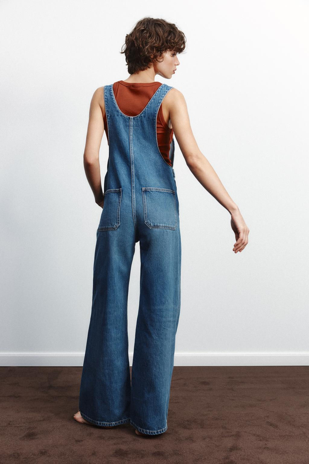 DENIM TRF JUMPSUIT - Zara фото 3