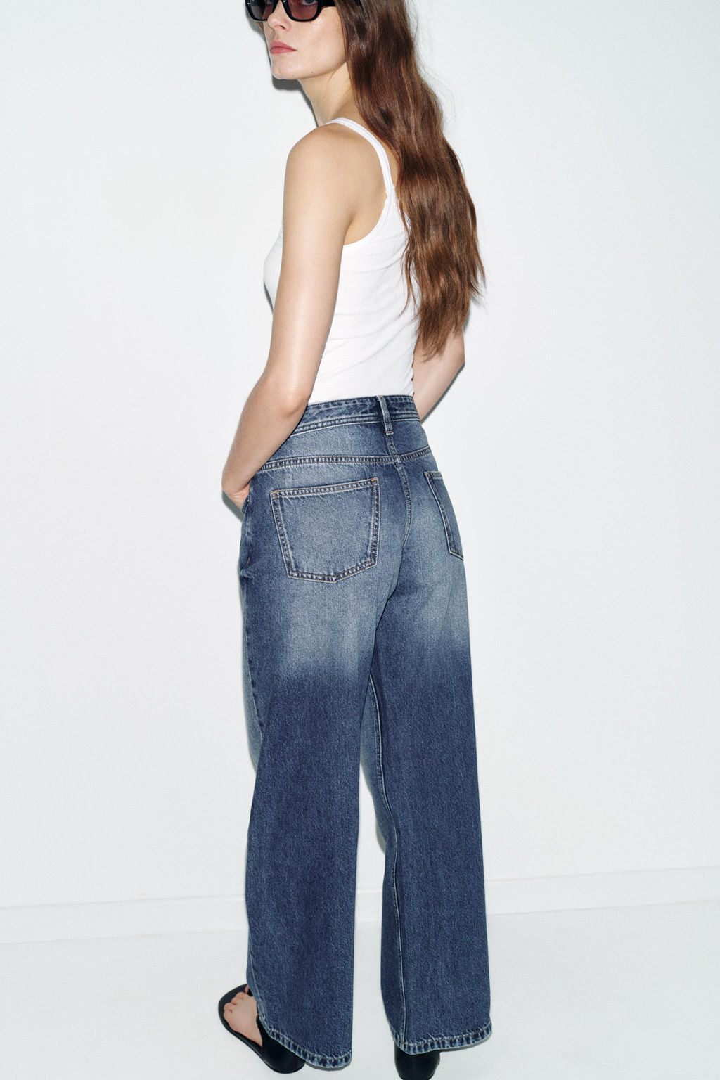 JEANS Z1975 STRAIGHT LOW-RISE - Zara фото 7