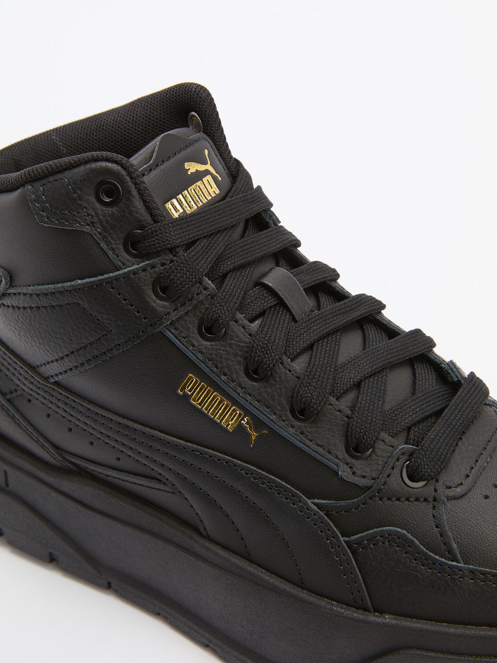 Женские высокие кеды PUMA Karmen II Idol Mid Артикул 4153150, черный