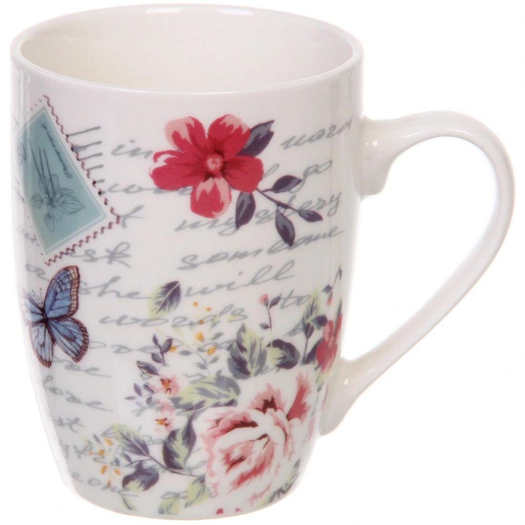 Цена за 2 шт. Кружка керамическая 350мл "Лето", микс рисунков