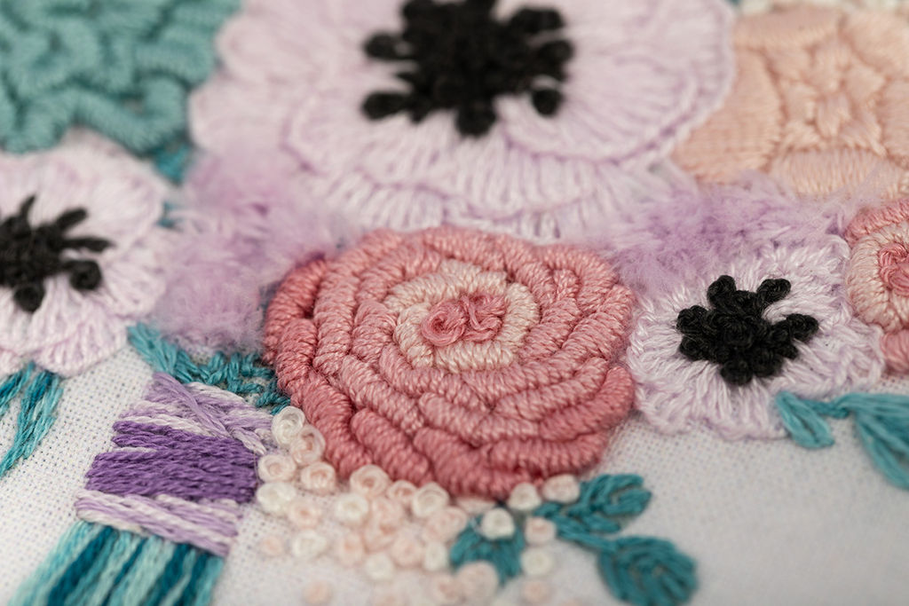 Набор для вышивания PANNA Живая картина JK-2225 Свадебный букет 15 х 15 см