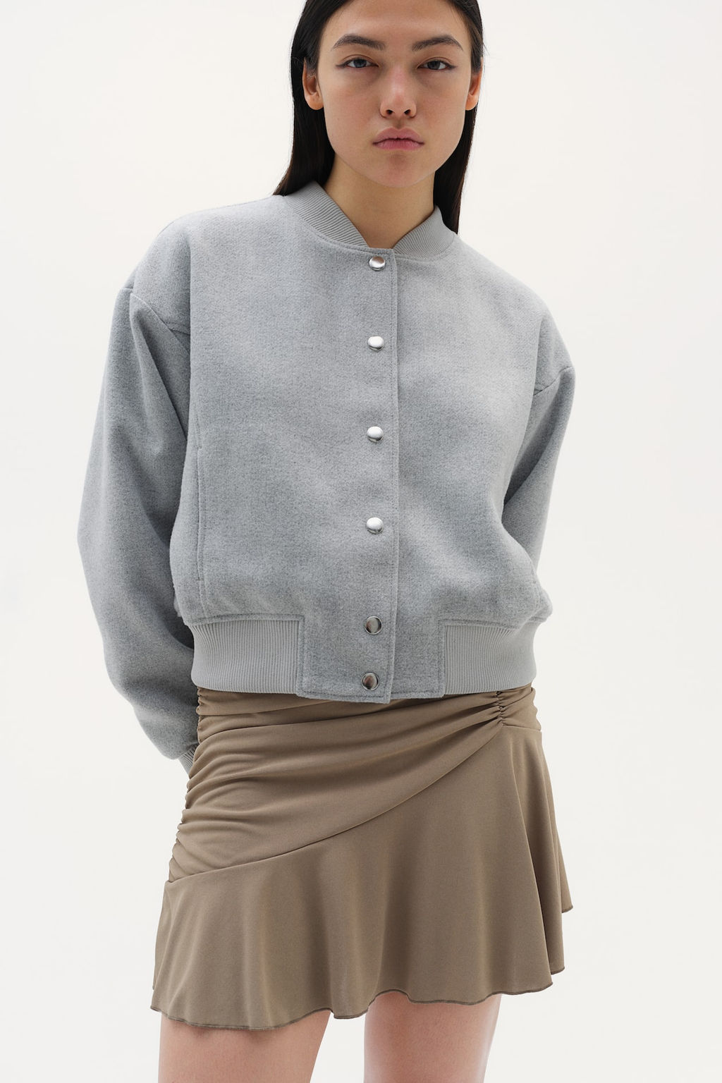 Cazadora bomber afieltrada - H&m фото 2