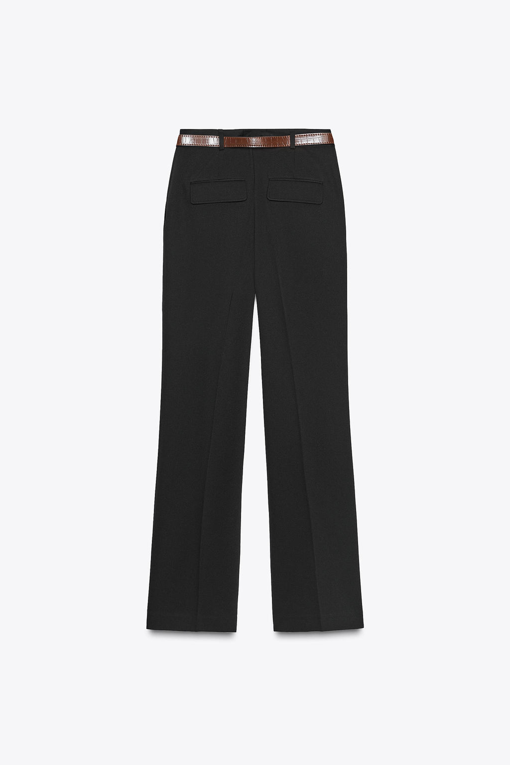 STRAIGHT-LEG TROUSERS WITH BELT