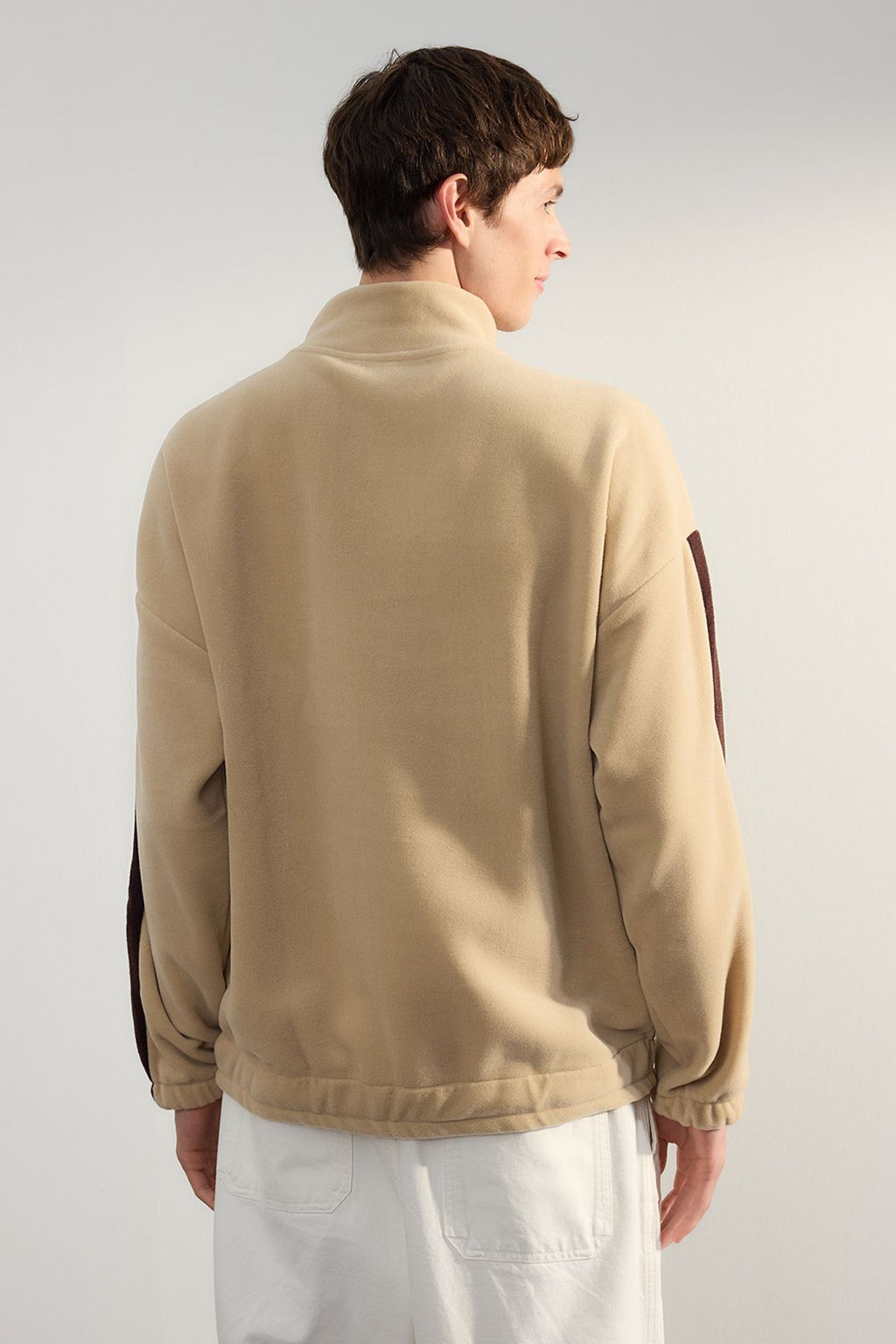 TRENDYOL MAN Antrasit Unisex Oversize/Genis Kesim Dik Yaka Fermuarl? Anti-pilling Polar Sweatshirt TMNAW24SW00034 - Trendyolmilla фото 6