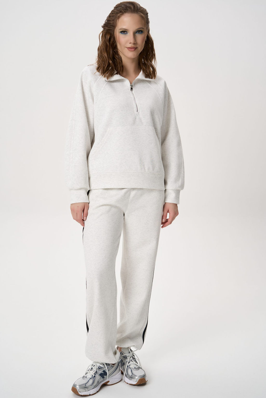 Свитшот Деми (светло-серый) - Эльза фото 5