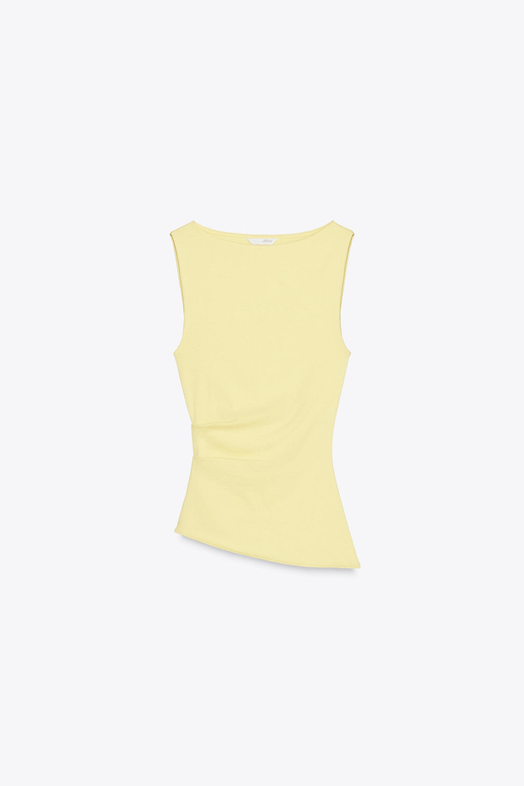 ASYMMETRIC T-SHIRT WITH PLEATS - Zara фото 51