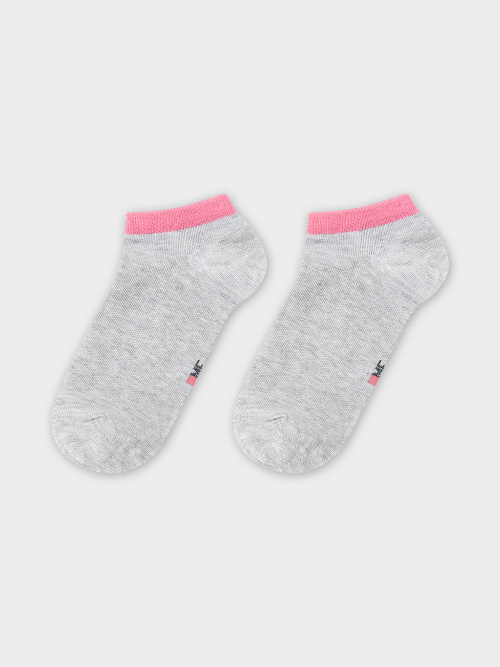 Цена за 5 пар! Носки детские серые с цветным бортиком - Mark formelle фото 3