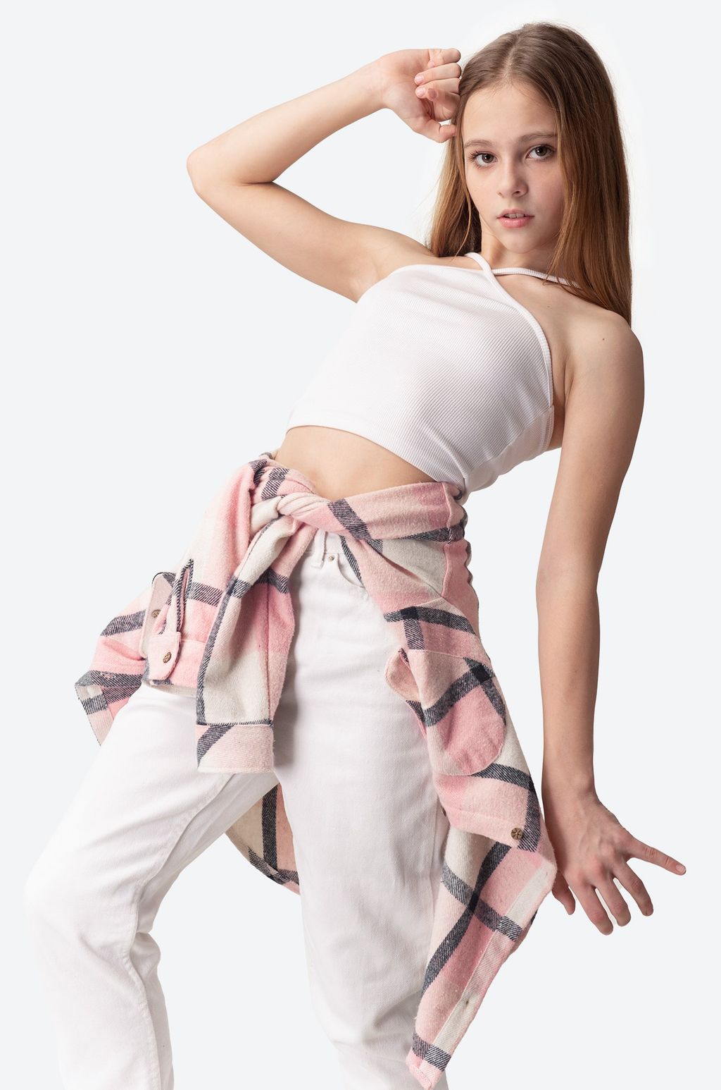 Теплая удлиненная рубашка для девочки Happy Fox фото 12